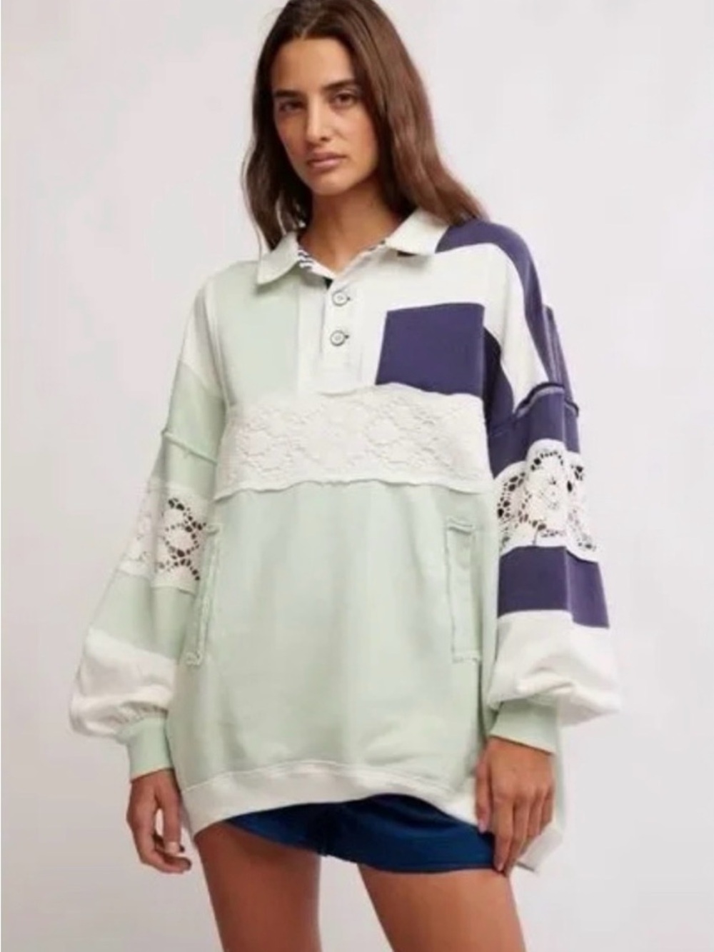 Free People We The Free American Dream Polo Medium